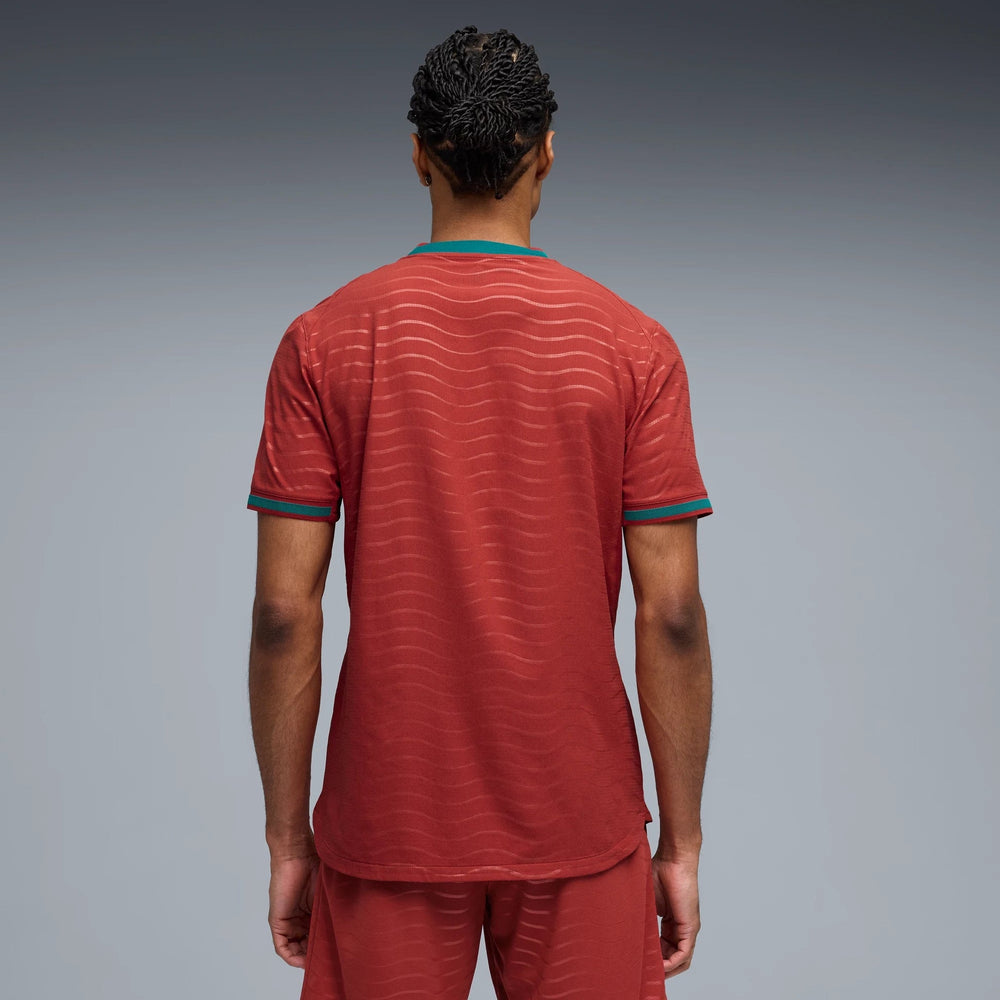 2026 Portugal Men's Authentic Home Soccer Jersey Club Red-Green Lagoon - Puma