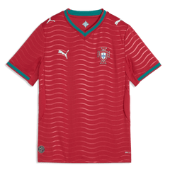 2026 Portugal Youth Stadium Home Soccer Jersey Club Red-Green Lagoon - Puma