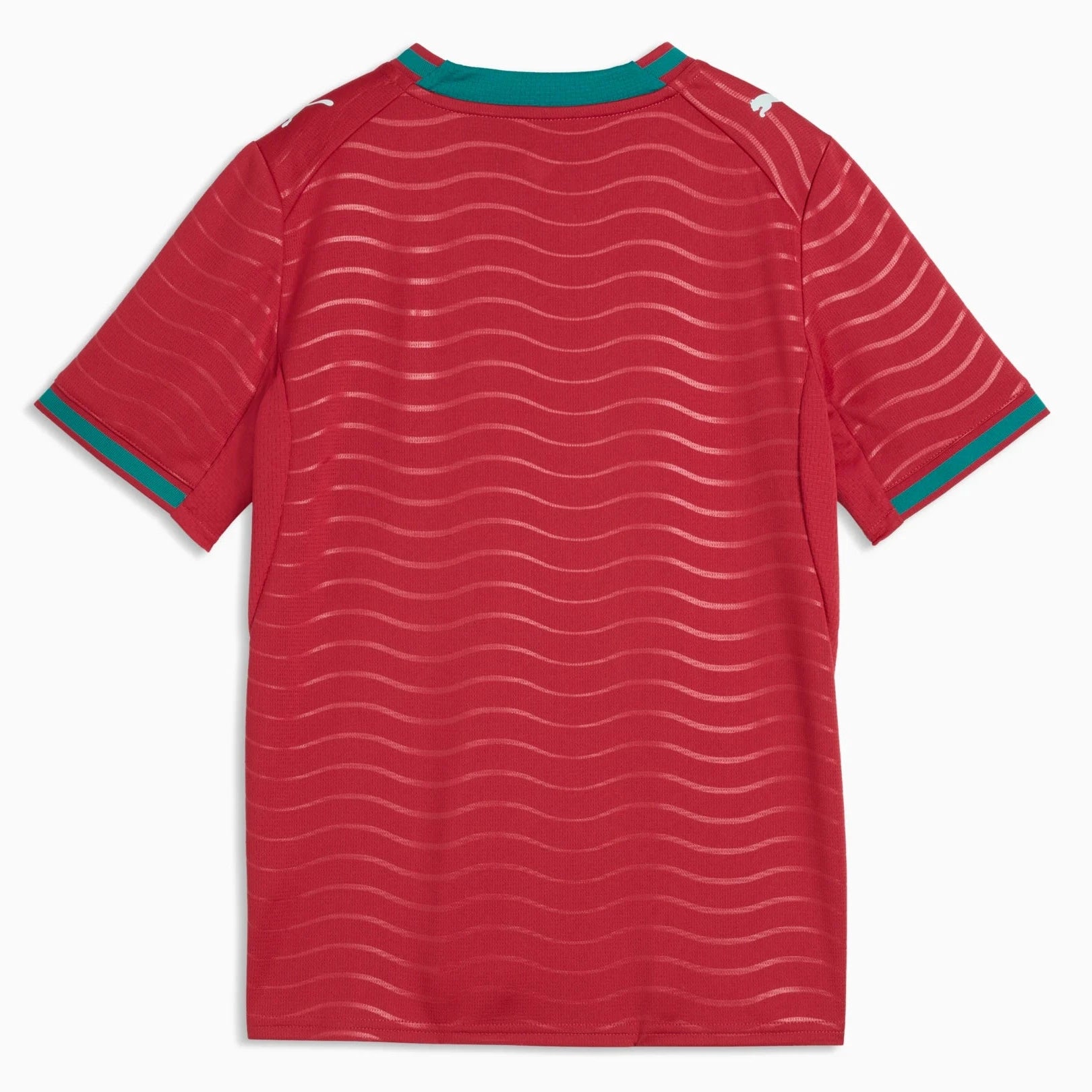 2026 Portugal Youth Stadium Home Soccer Jersey Club Red-Green Lagoon - Puma