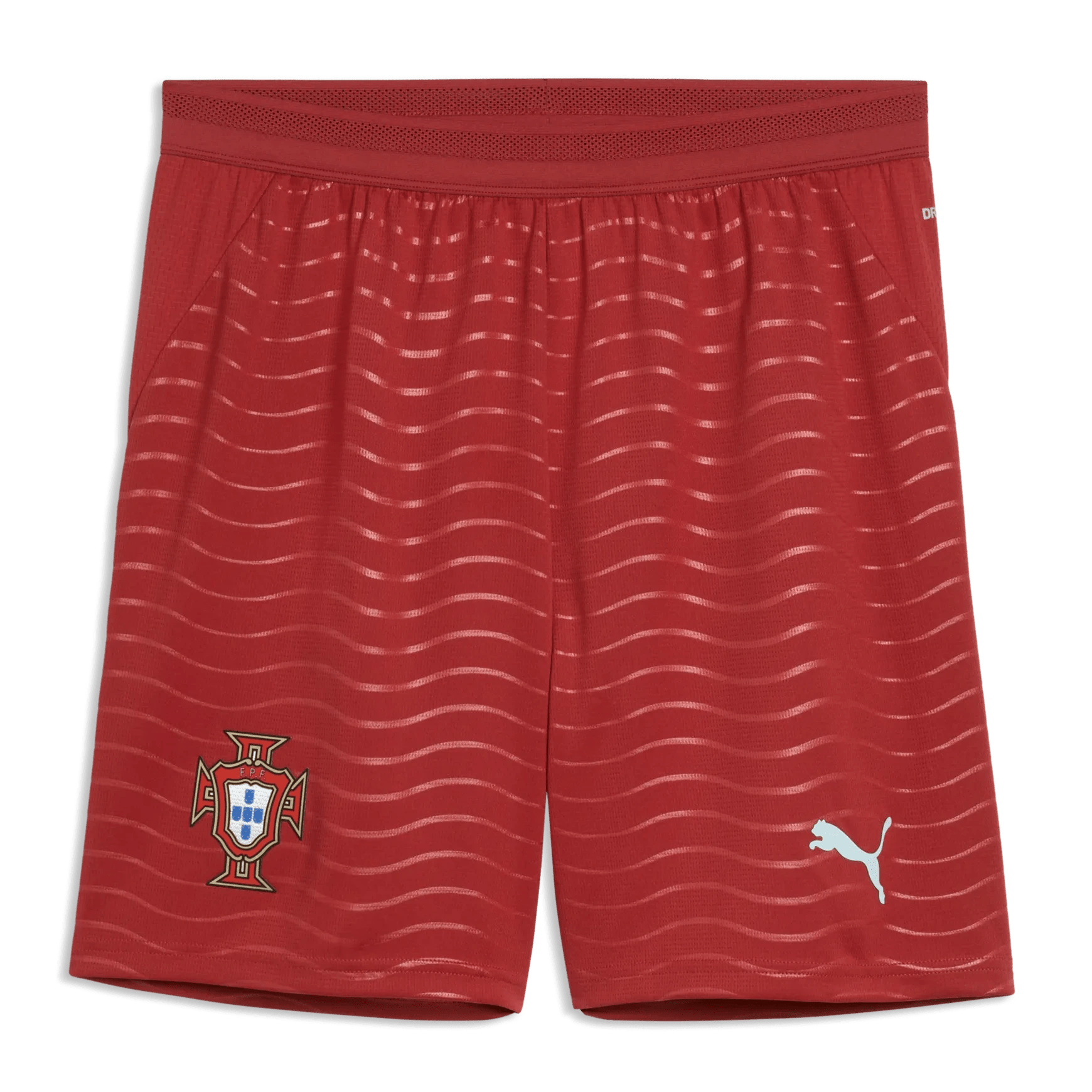 2026 Portugal Men's Stadium Home Shorts Club Red-Green Lagoon - Puma