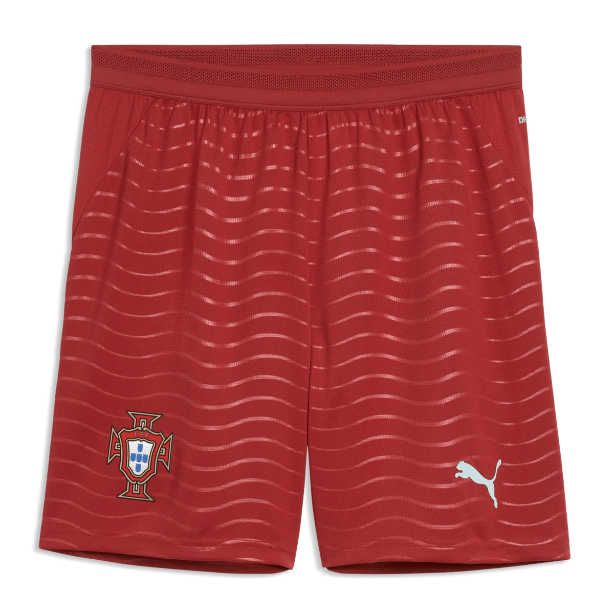 2026 Portugal Men's Stadium Home Shorts Club Red-Green Lagoon - Puma