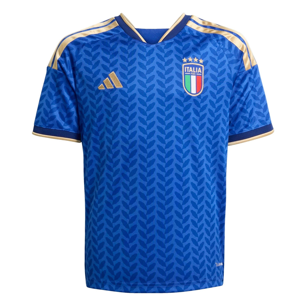2026 Italy Youth Stadium Home Soccer Jersey Bold Blue - Adidas