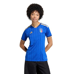 2026 Italy Women's Stadium Home Soccer Jersey Bold Blue - Adidas