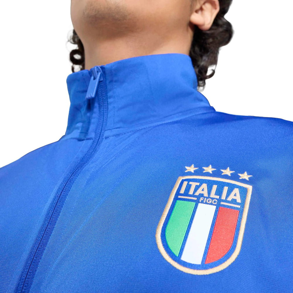 2026 Italy Men's DNA Track Top Bold Blue - Adidas