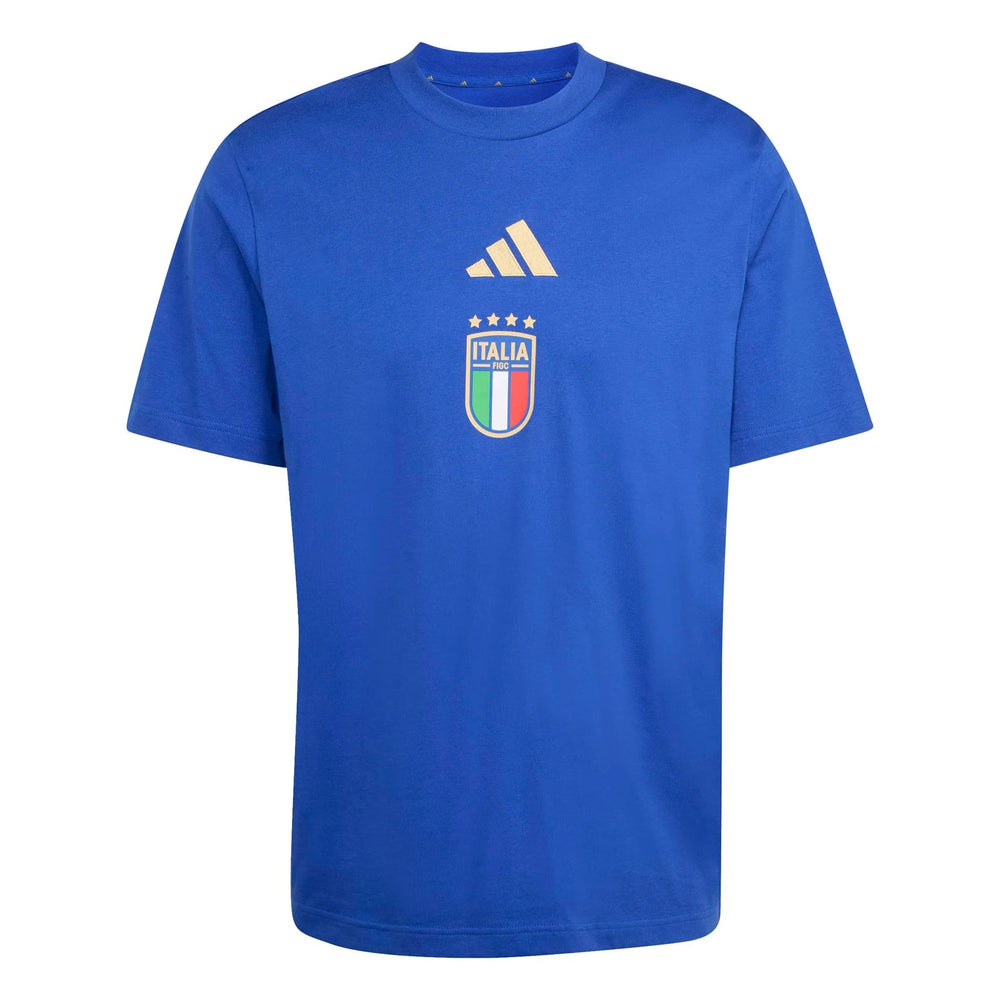 2026 Italy Men's DNA Graphic Tee Bold Blue - Adidas