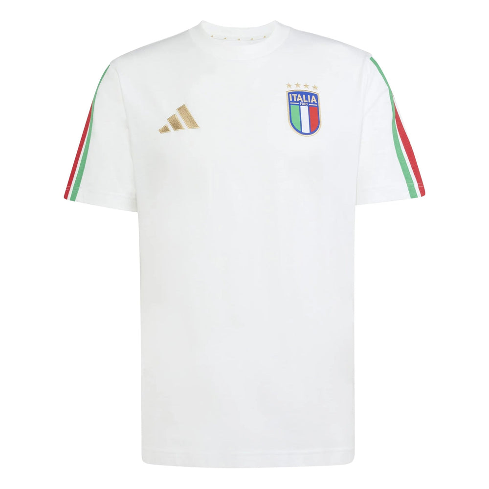 2026 Italy Men's DNA Tee White - Adidas