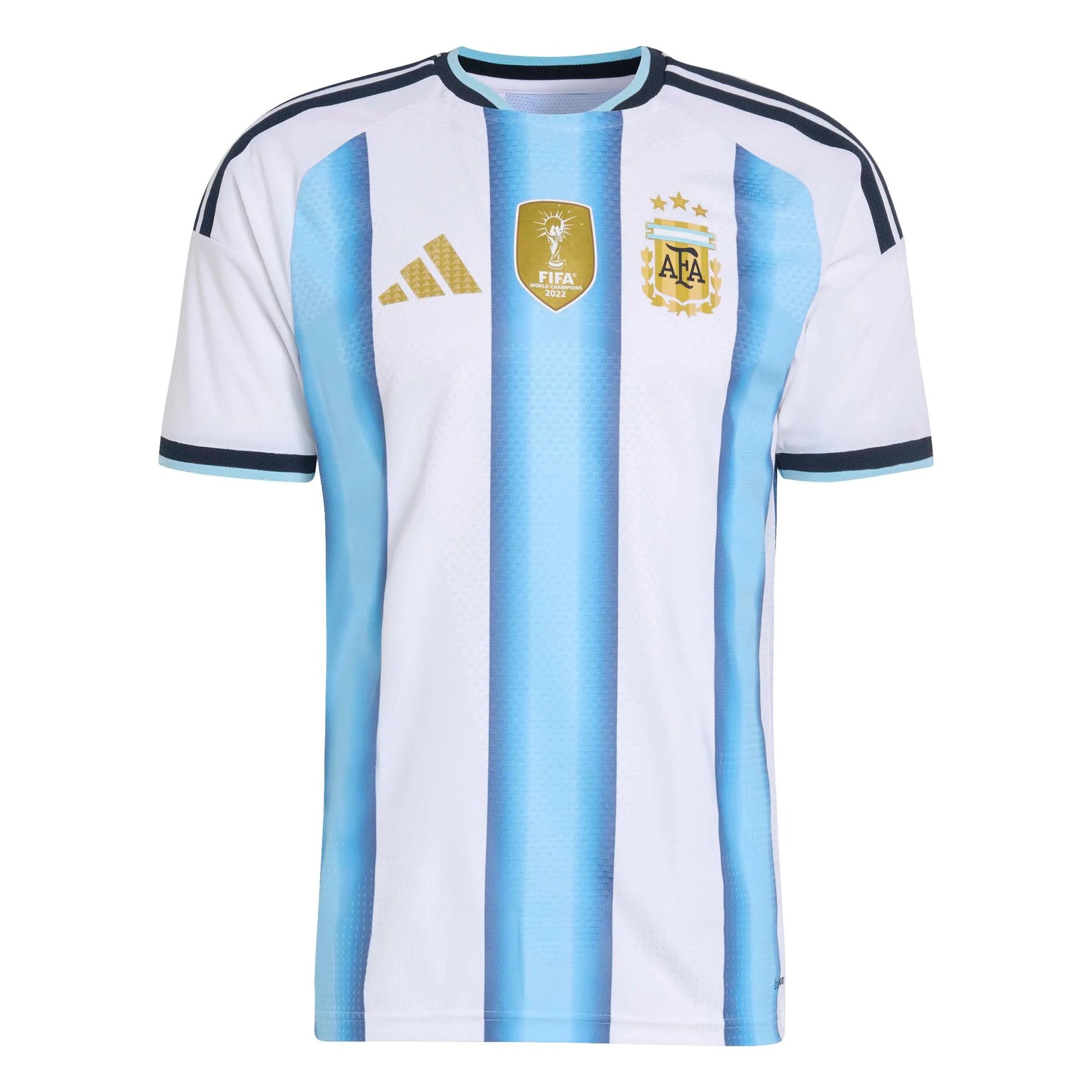 2026 Argentina Men's Authentic Home Soccer Jersey White / Icey Blue / Light Blue - Adidas