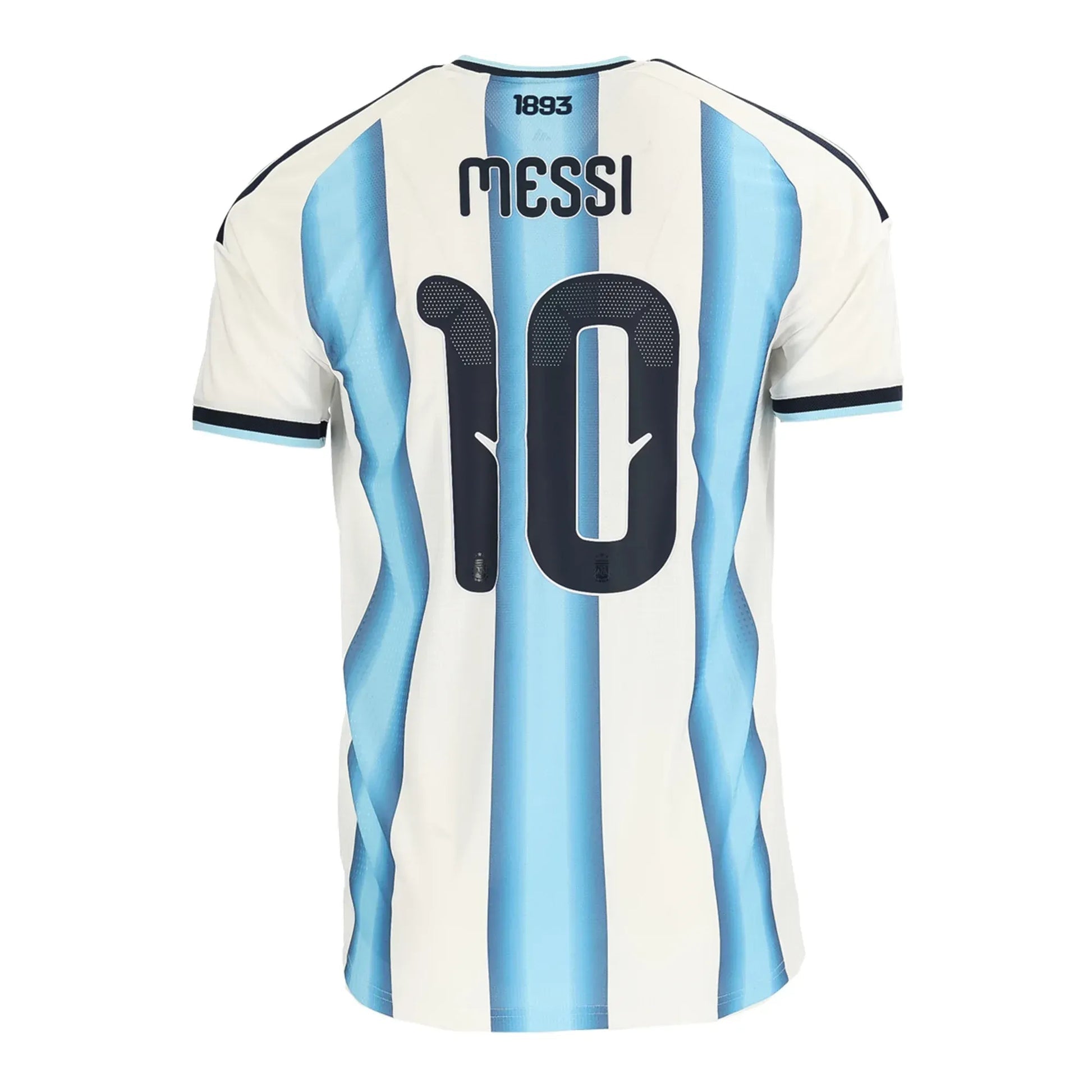 2026 Argentina Men's Authentic Home Soccer Jersey White / Icey Blue / Light Blue - Adidas