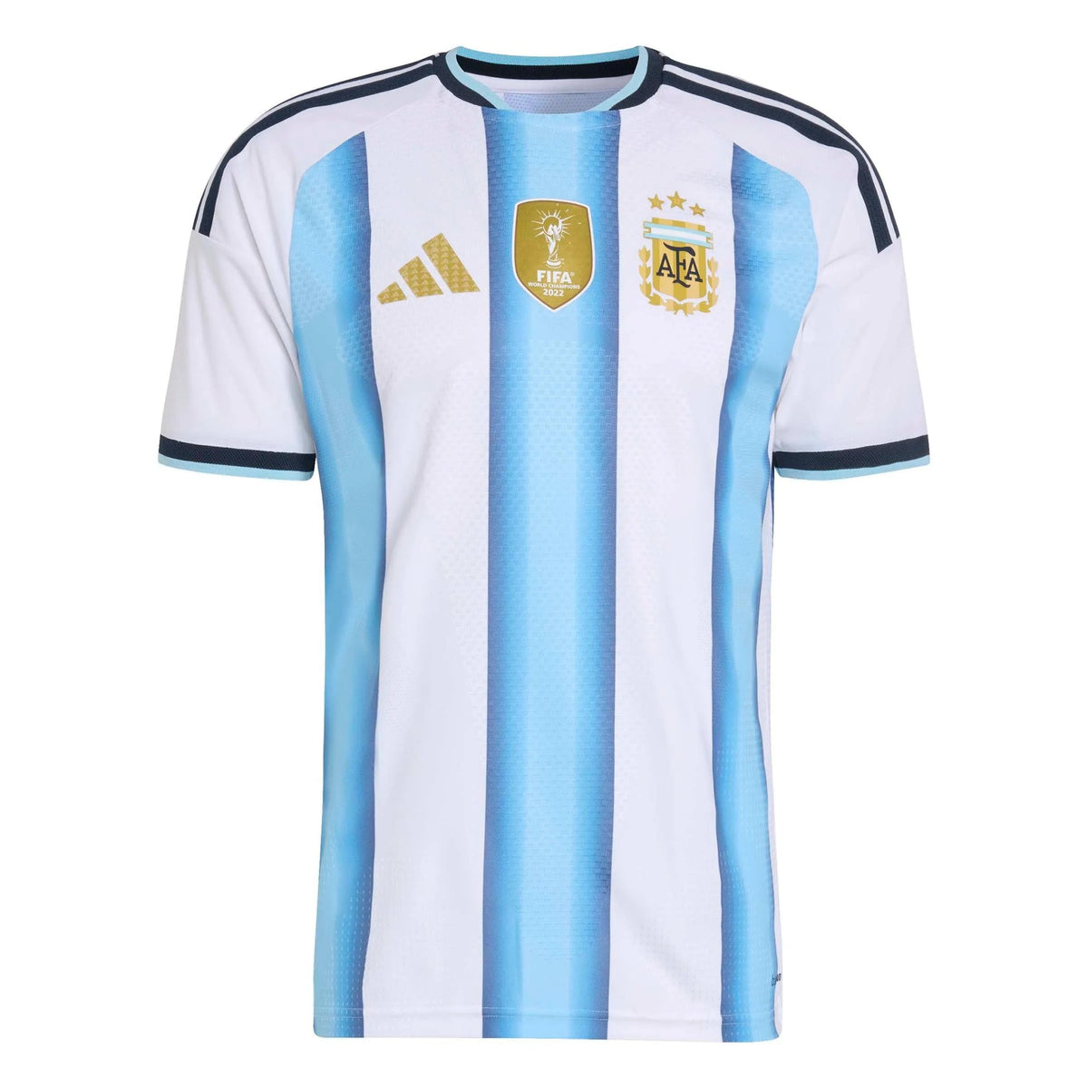 2026 Argentina Men's Authentic Home Soccer Jersey White / Icey Blue / Light Blue - Adidas