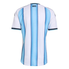 2026 Argentina Men's Authentic Home Soccer Jersey White / Icey Blue / Light Blue - Adidas