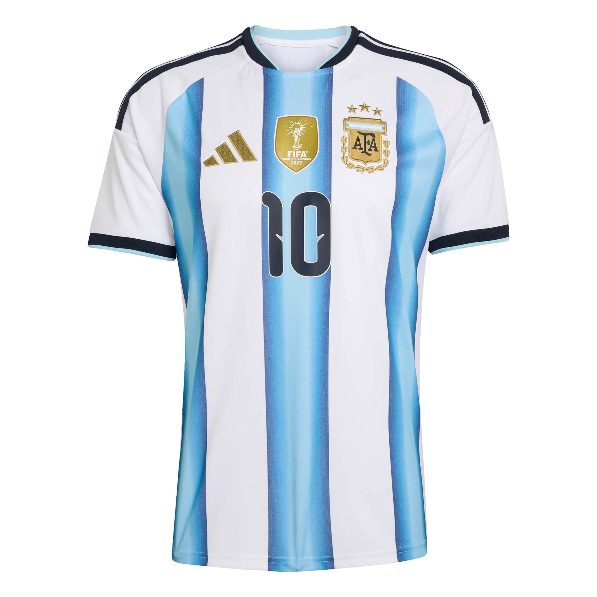 2026 Argentina Men's Stadium Home Messi #10 Soccer Jersey White / Icey Blue / Light Blue - Adidas