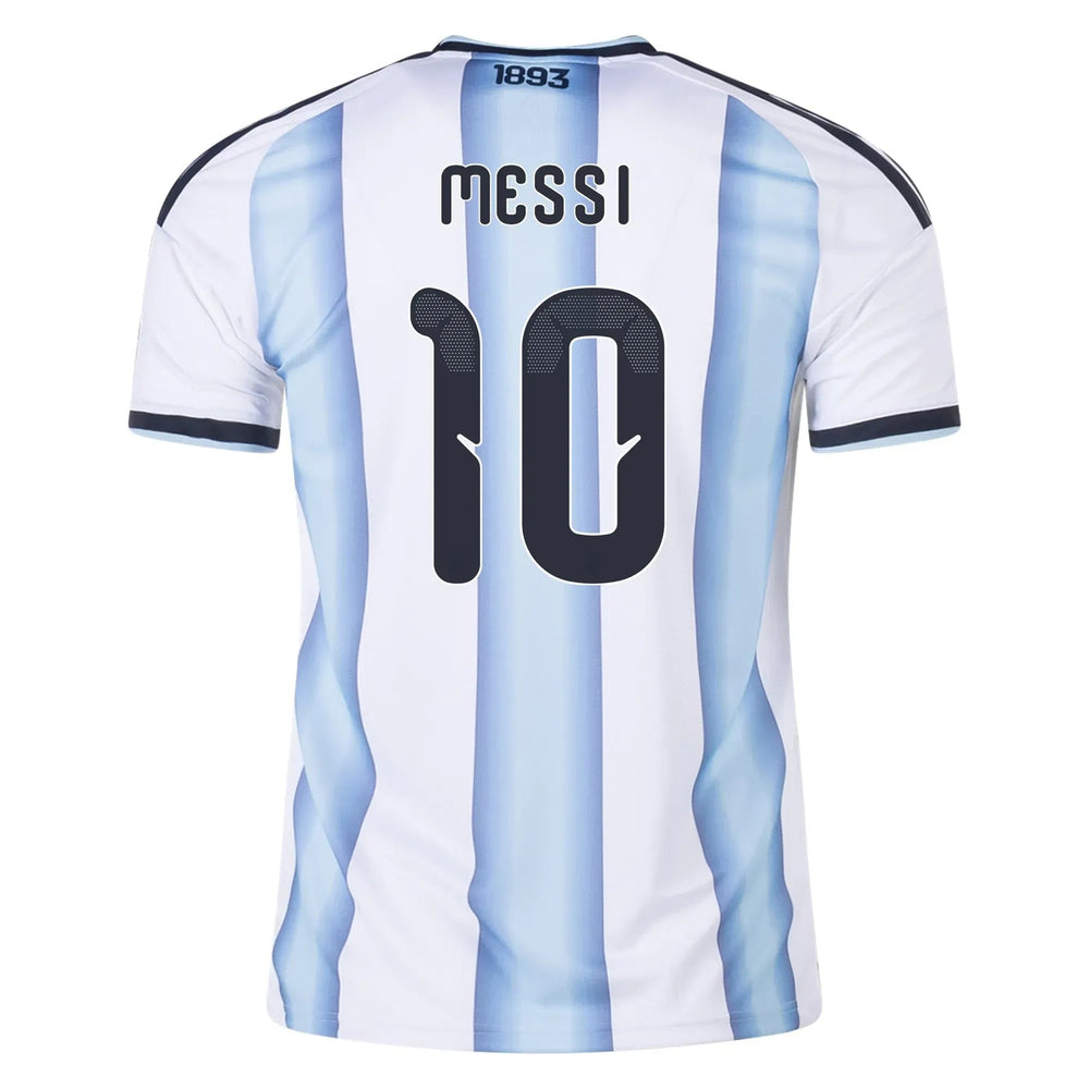 2026 Argentina Youth Stadium Home Soccer Jersey White / Icey Blue / Light Blue - Adidas