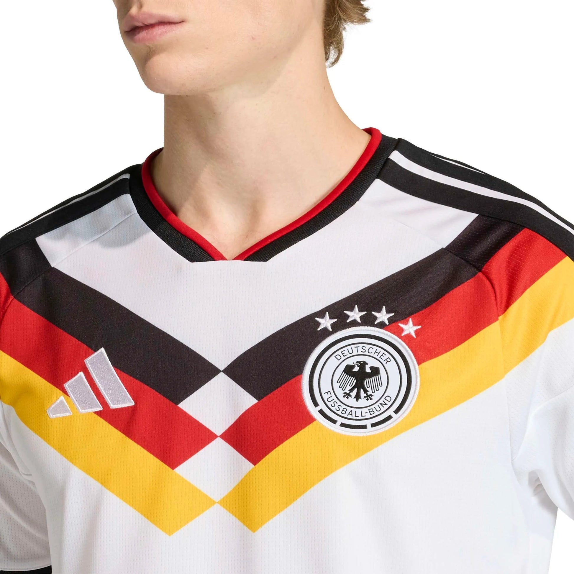 2026 Germany Men's Stadium Home Soccer Jersey White - Adidas