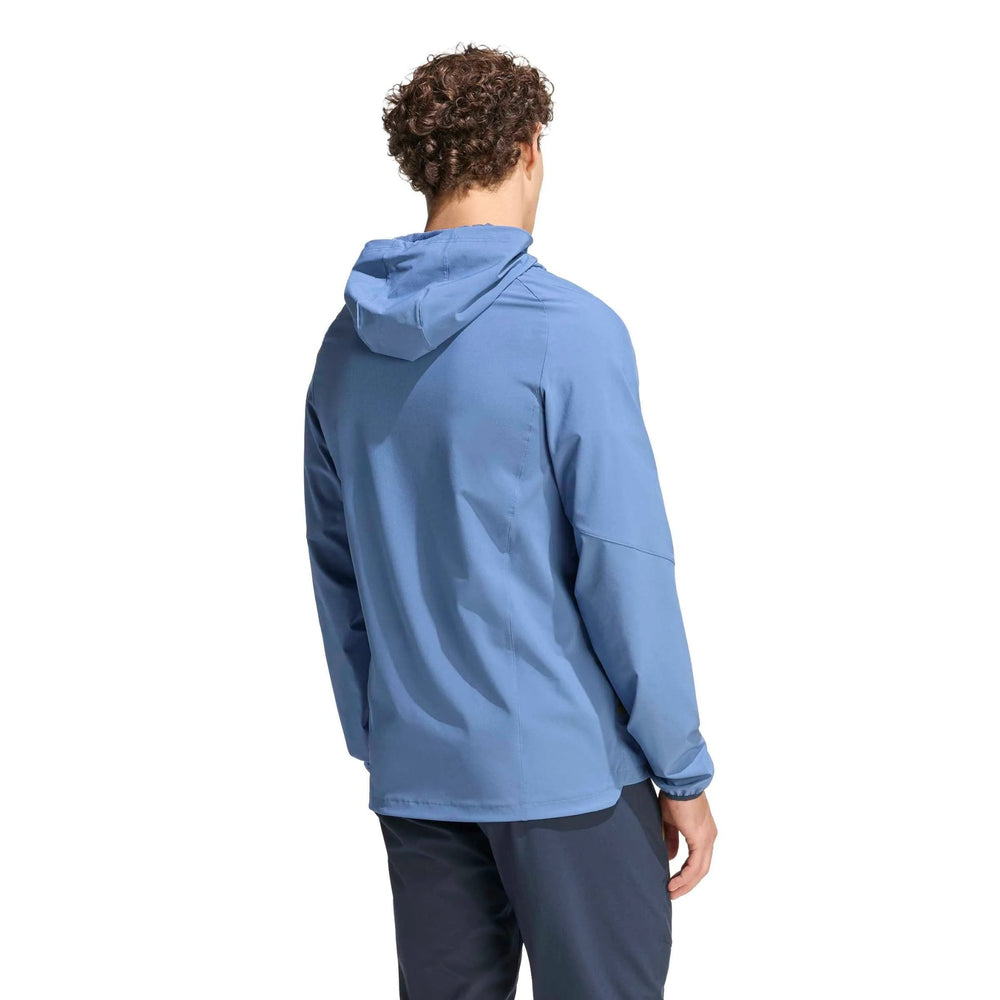 2026 Argentina Men's Tiro Travel Full Zip Windbreaker Crew Blue - Adidas
