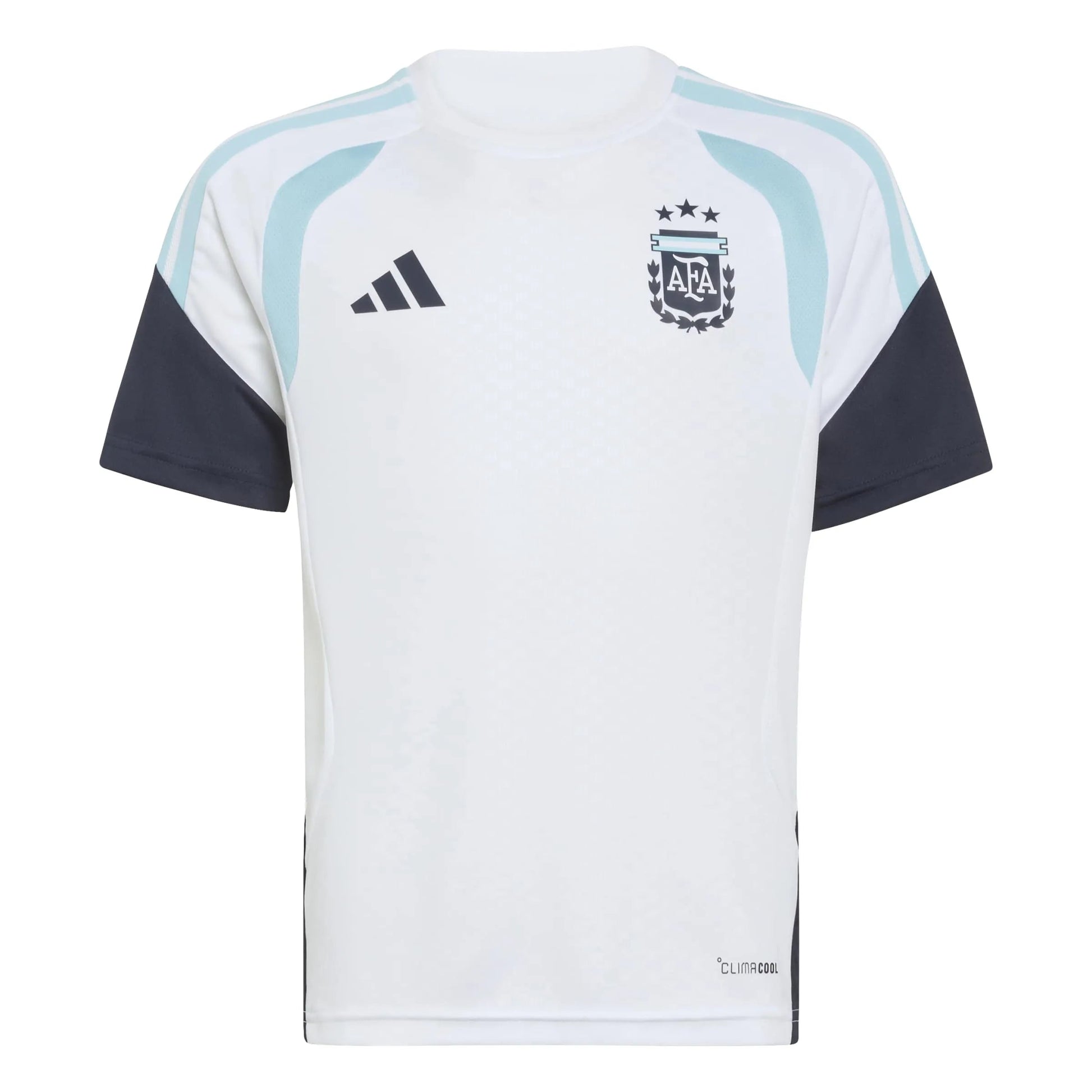 2026 Argentina Youth Training Soccer Jersey White - Adidas