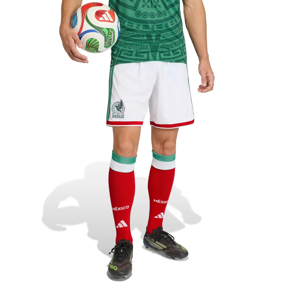 2026 Mexico Men's Stadium Home Shorts White - Adidas