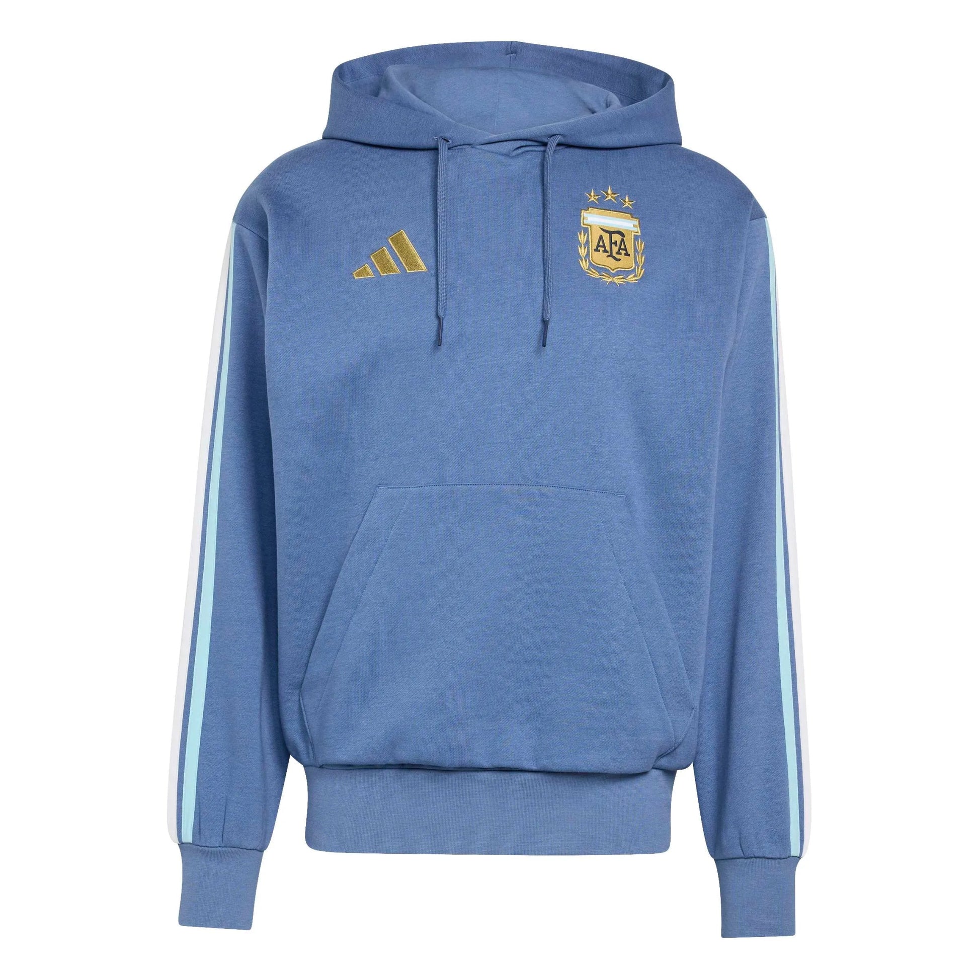 2026 Argentina Men's DNA Fleece Hoodie Crew Blue - Adidas