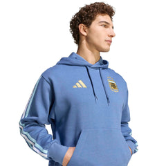 2026 Argentina Men's DNA Fleece Hoodie Crew Blue - Adidas