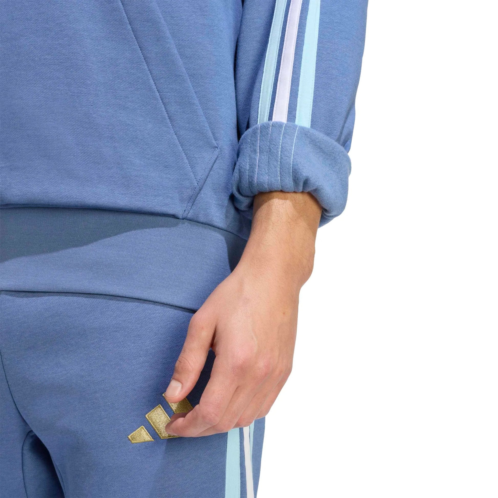 2026 Argentina Men's DNA Fleece Hoodie Crew Blue - Adidas