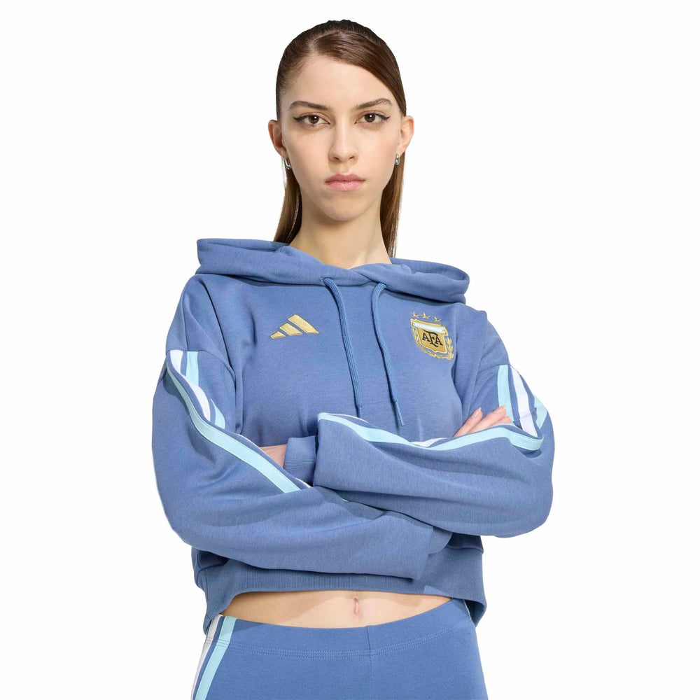 2026 Argentina Women's DNA Hoodie Crew Blue - Adidas