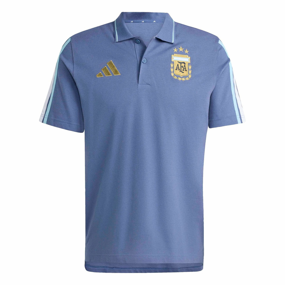 2026 Argentina Men's DNA Polo Crew Blue - Adidas