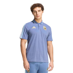 2026 Argentina Men's DNA Polo Crew Blue - Adidas