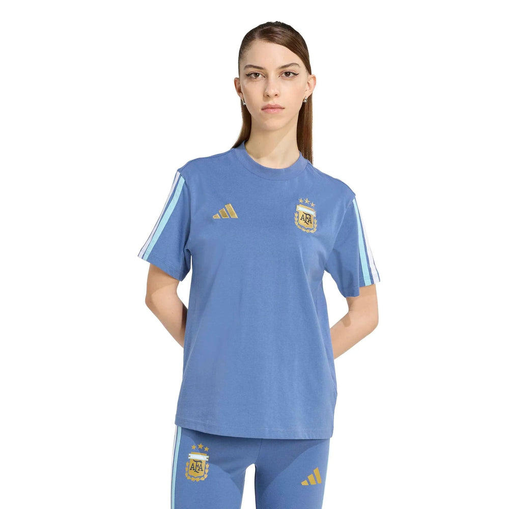 2026 Argentina Women's DNA Tee Crew Blue - Adidas