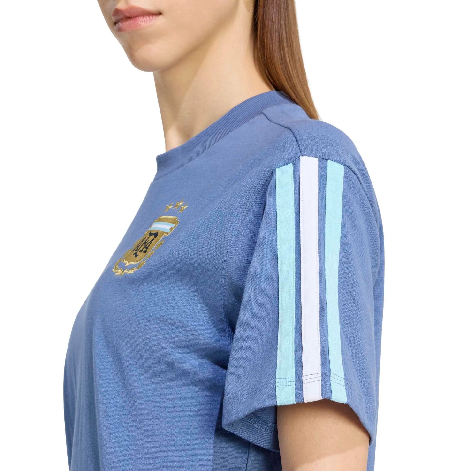 2026 Argentina Women's DNA Tee Crew Blue - Adidas