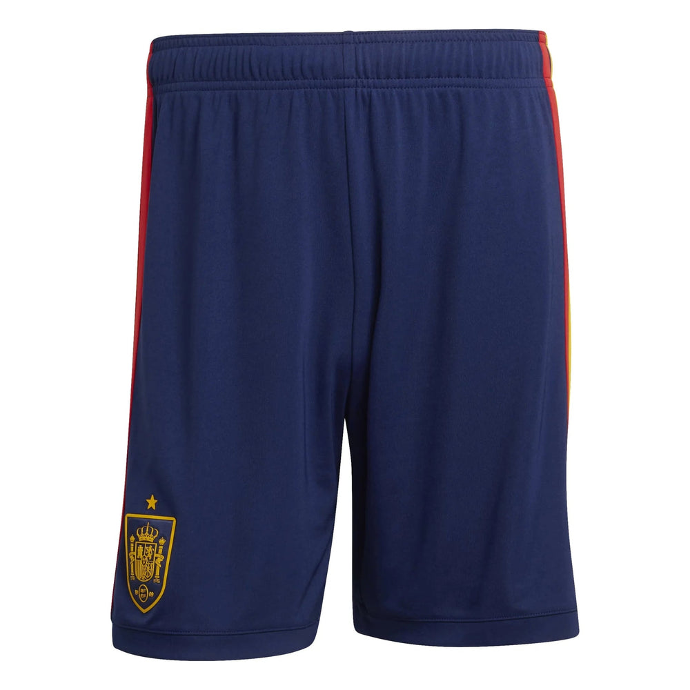 2026 Spain Men's Stadium Home Shorts Dark Blue - Adidas