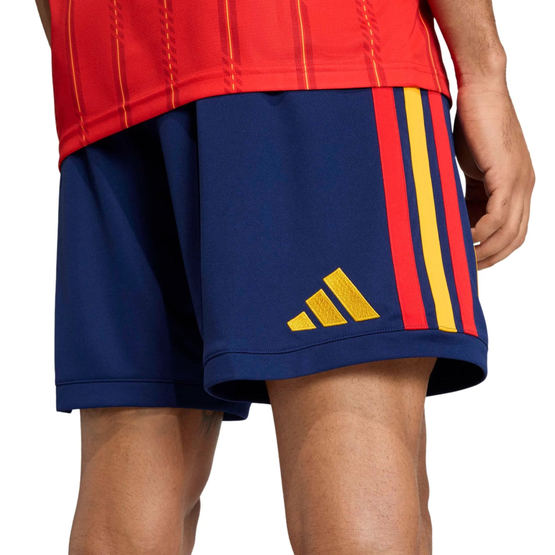 2026 Spain Men's Stadium Home Shorts Dark Blue - Adidas