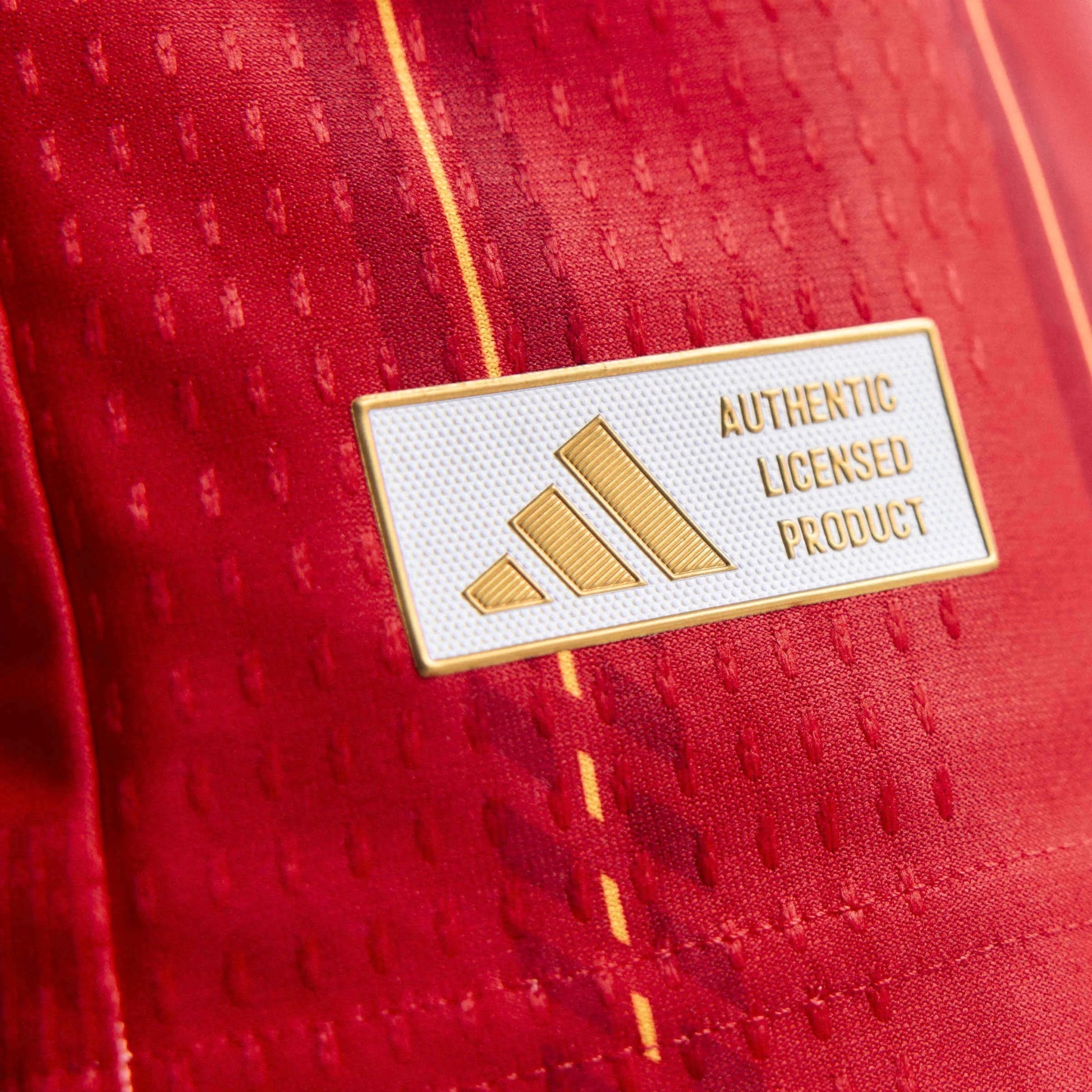 2026 Spain Men's Authentic Home Long-Sleeve Soccer Jersey Vivid Red - Adidas