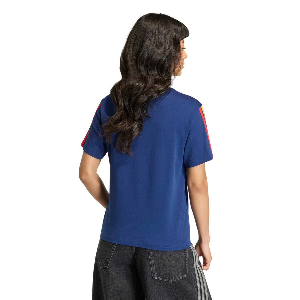 2026 Spain Women's DNA Tee Dark Blue - Adidas