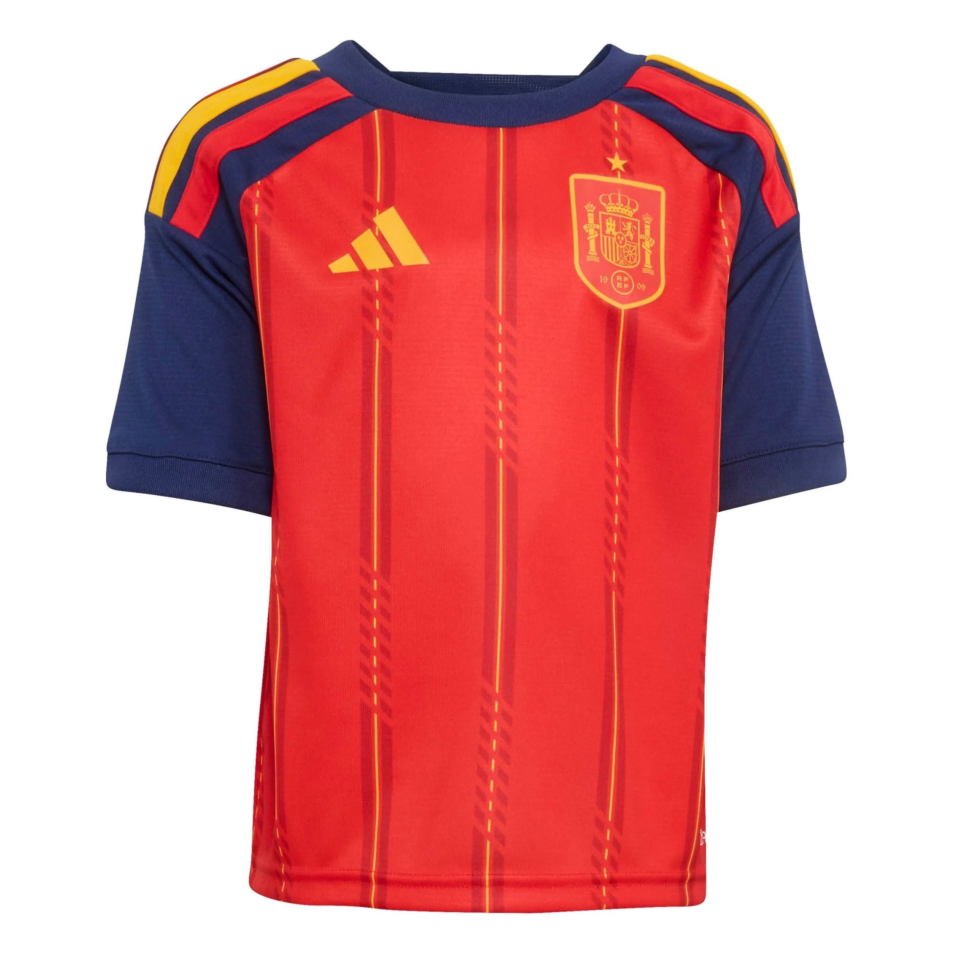 2026 Spain Kid's Home Mini Kit Vivid Red - Adidas