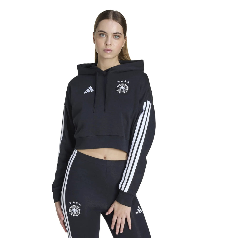 2026 Germany Women's DNA Hoodie Black - Adidas