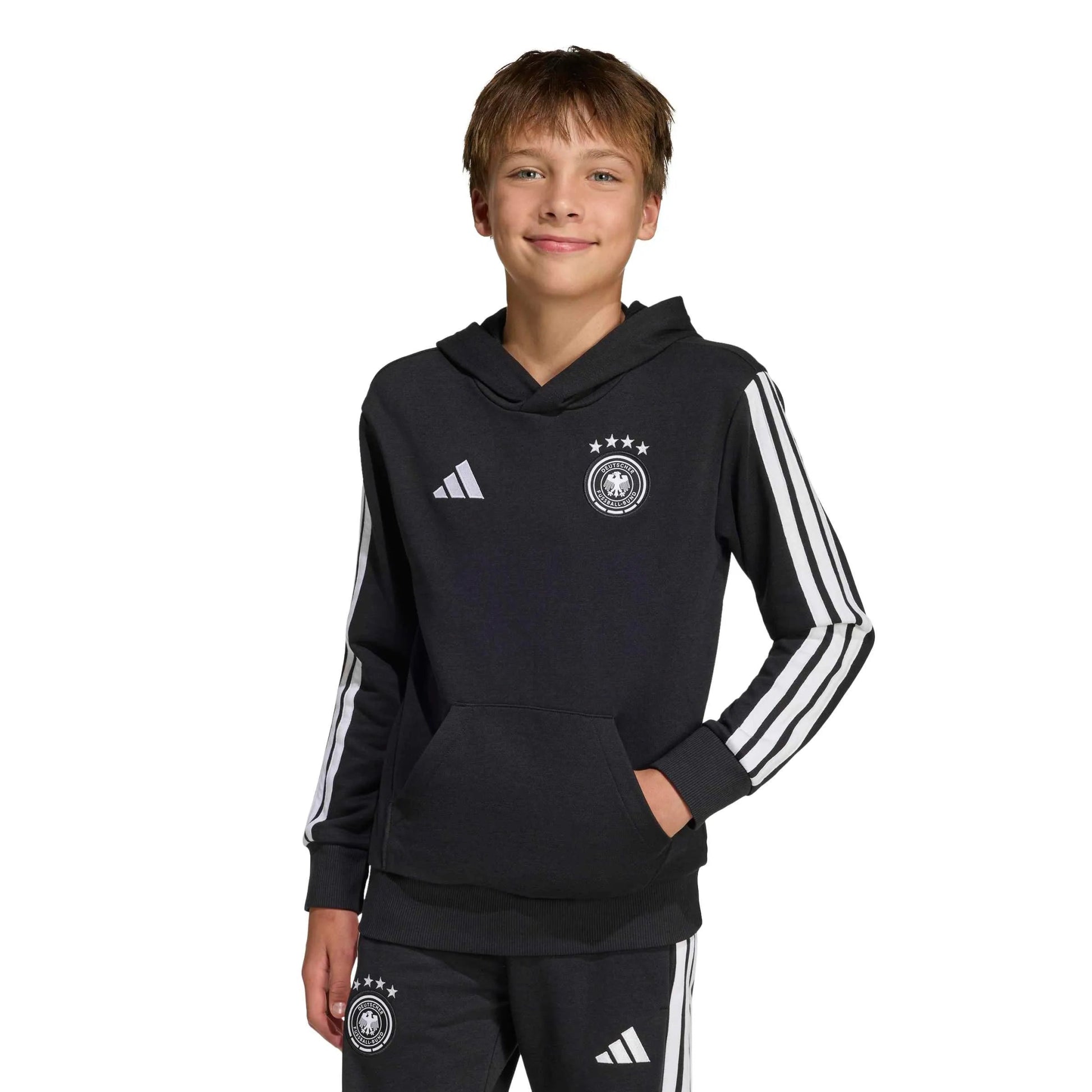 2026 Germany Youth DNA Hoodie Black - Adidas