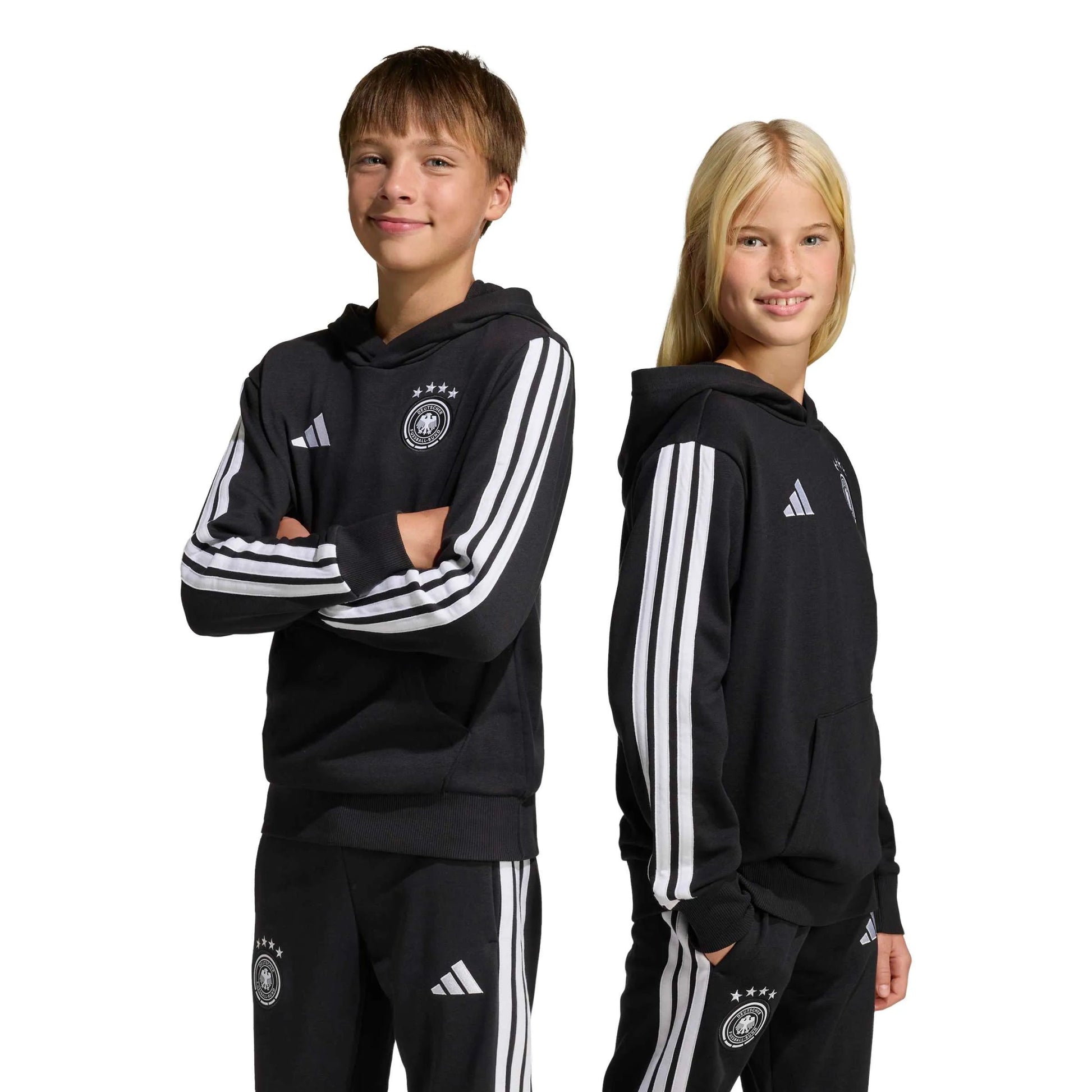 2026 Germany Youth DNA Hoodie Black - Adidas