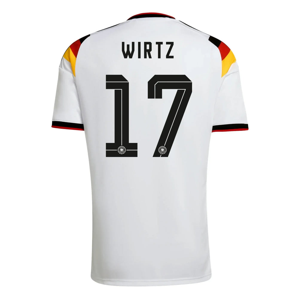 2026 Germany Youth Stadium Home Soccer Jersey White - Adidas