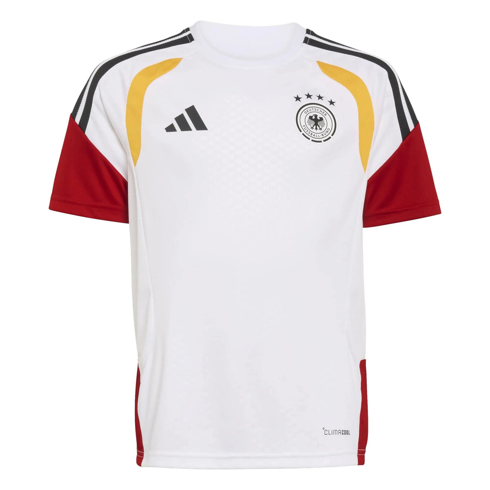 2026 Germany Youth Tiro Training Soccer Jersey White - Adidas