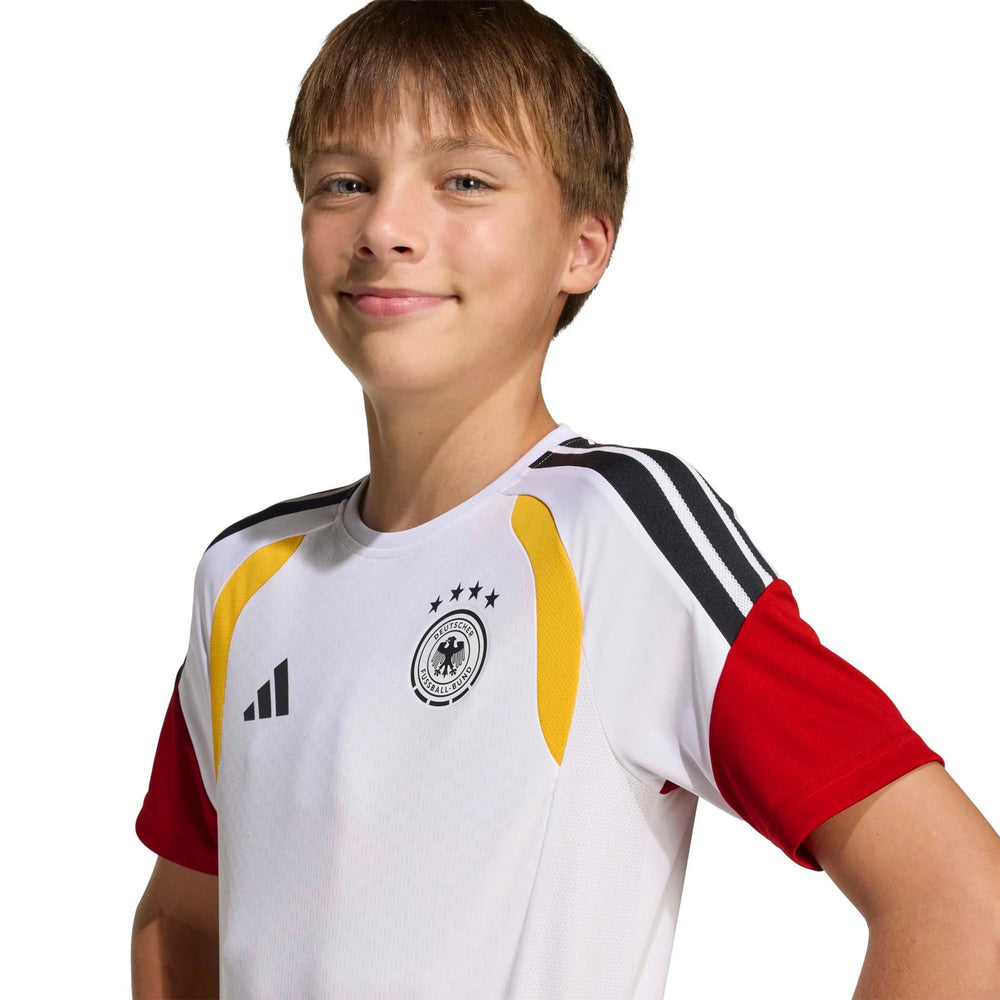2026 Germany Youth Tiro Training Soccer Jersey White - Adidas