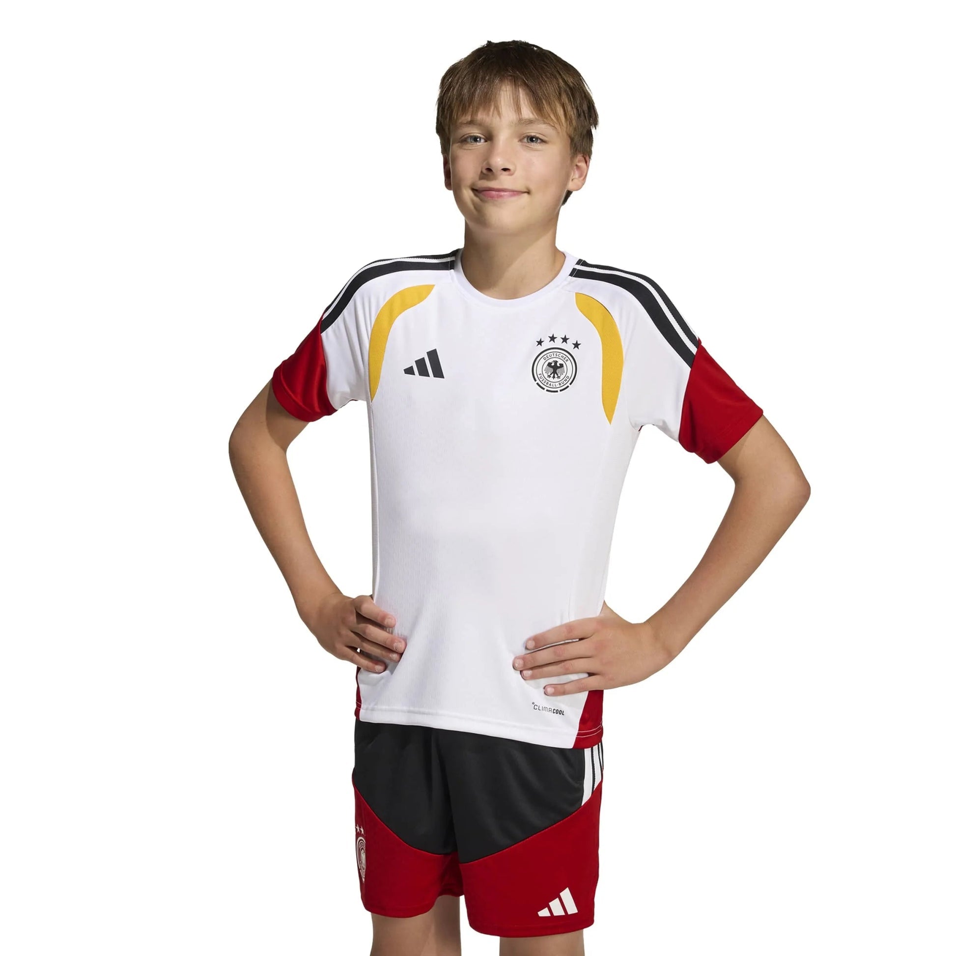2026 Germany Youth Tiro Training Soccer Jersey White - Adidas