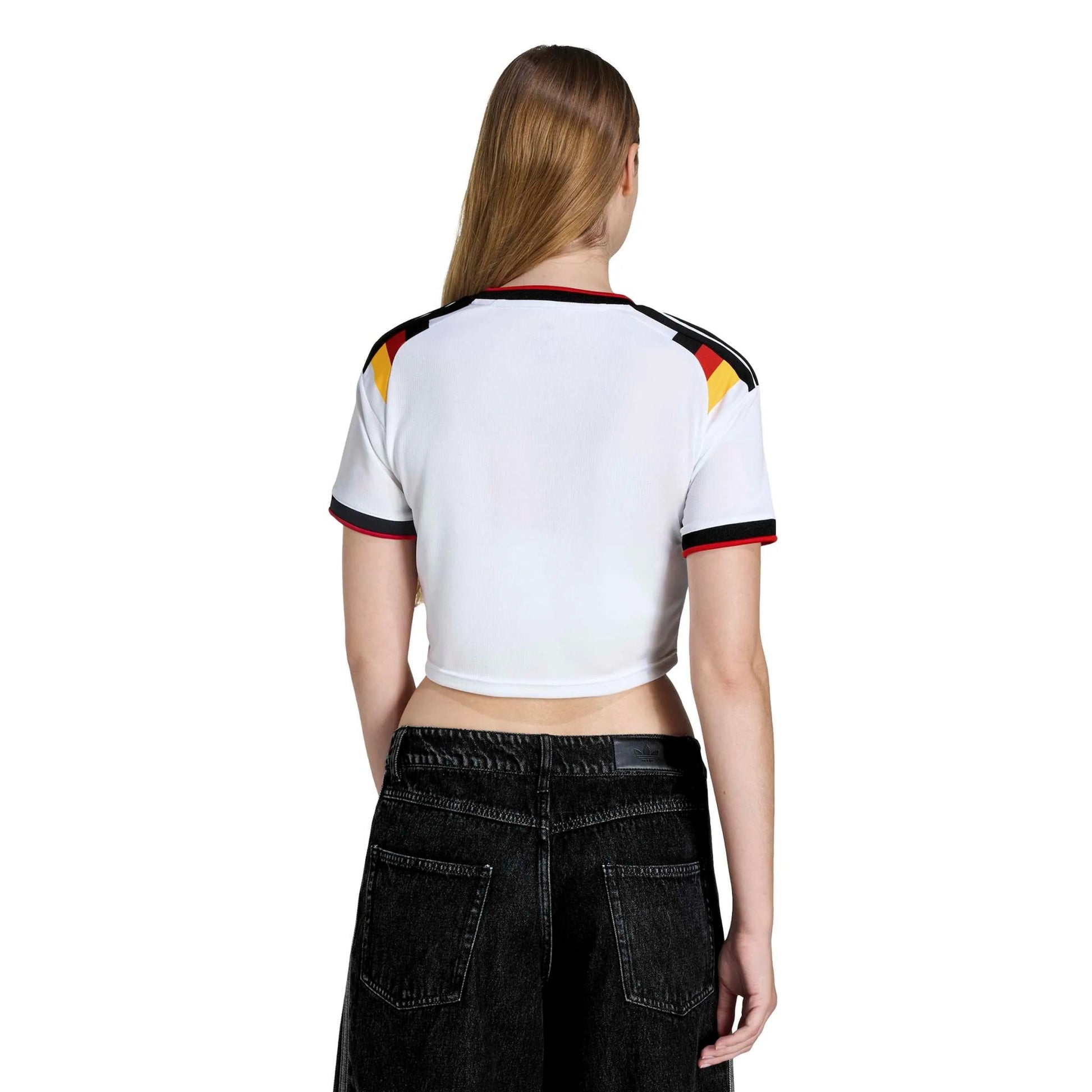 2026 Germany Women's Stadium Home Cropped Soccer Jersey - Adidas