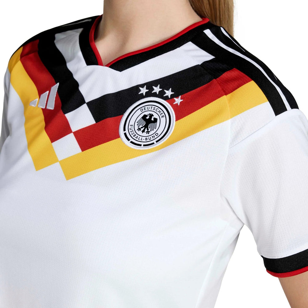 2026 Germany Women's Stadium Home Cropped Soccer Jersey - Adidas
