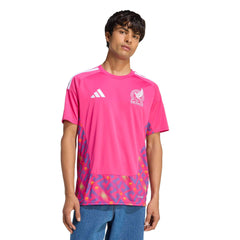 2026 Mexico Men's Stadium Home Goalkeeper Soccer Jersey Team Real Magenta - Adidas
