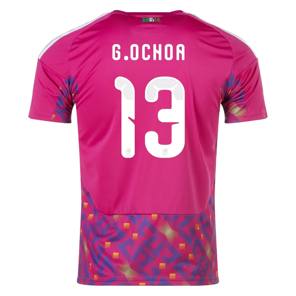 2026 Mexico Men's Stadium Home Goalkeeper Soccer Jersey Team Real Magenta - Adidas