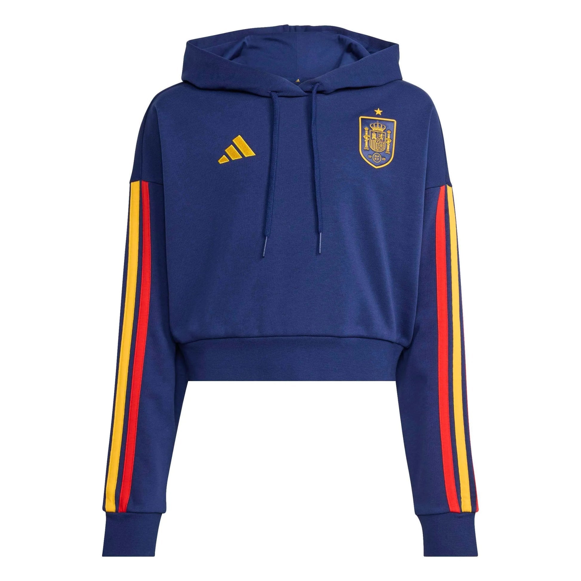 2026 Spain Women's DNA Hoodie Dark Blue - Adidas
