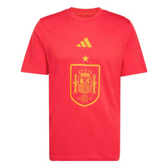 2026 Spain Men's DNA Graphic Tee Vivid Red - Adidas