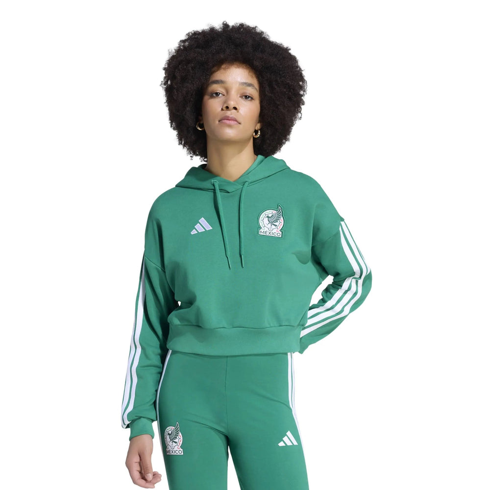 2026 Mexico Women's DNA Hoodie Bold Green - Adidas