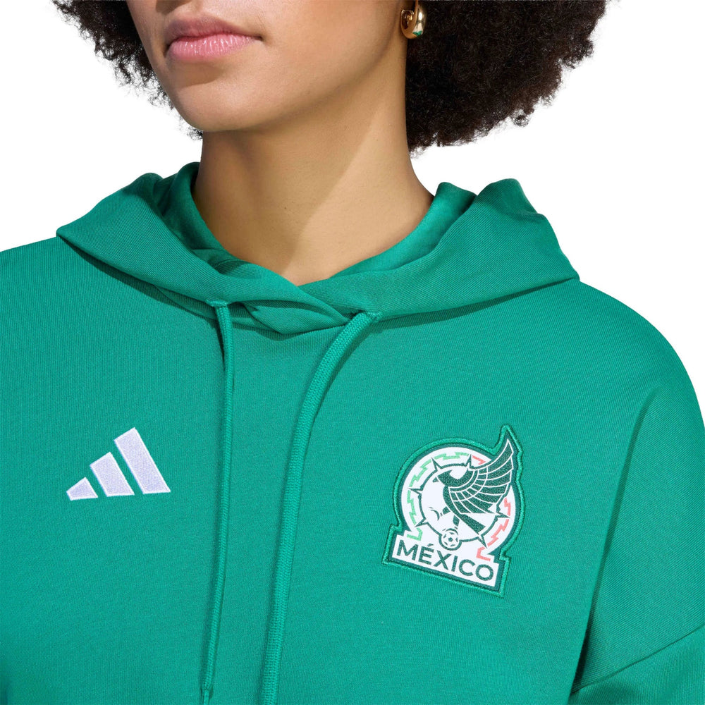 2026 Mexico Women's DNA Hoodie Bold Green - Adidas