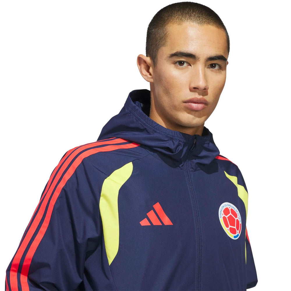 2026 Colombia Men's All-Weather Jacket Team Navy Blue 2 - Adidas