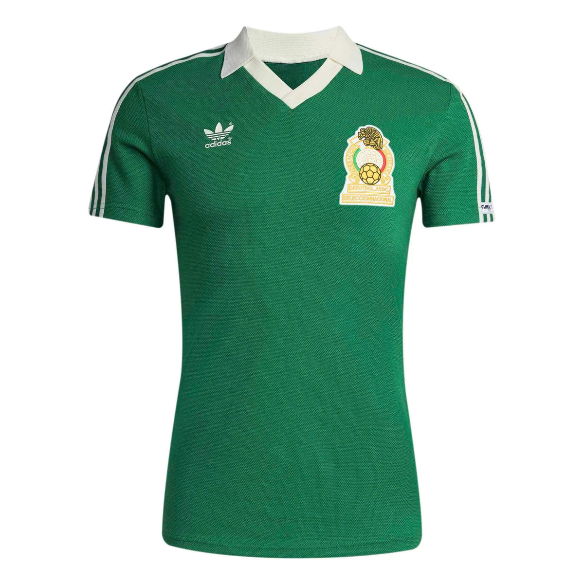 1986 Mexico Men's Retro Stadium Home Soccer Jersey Green - Adidas